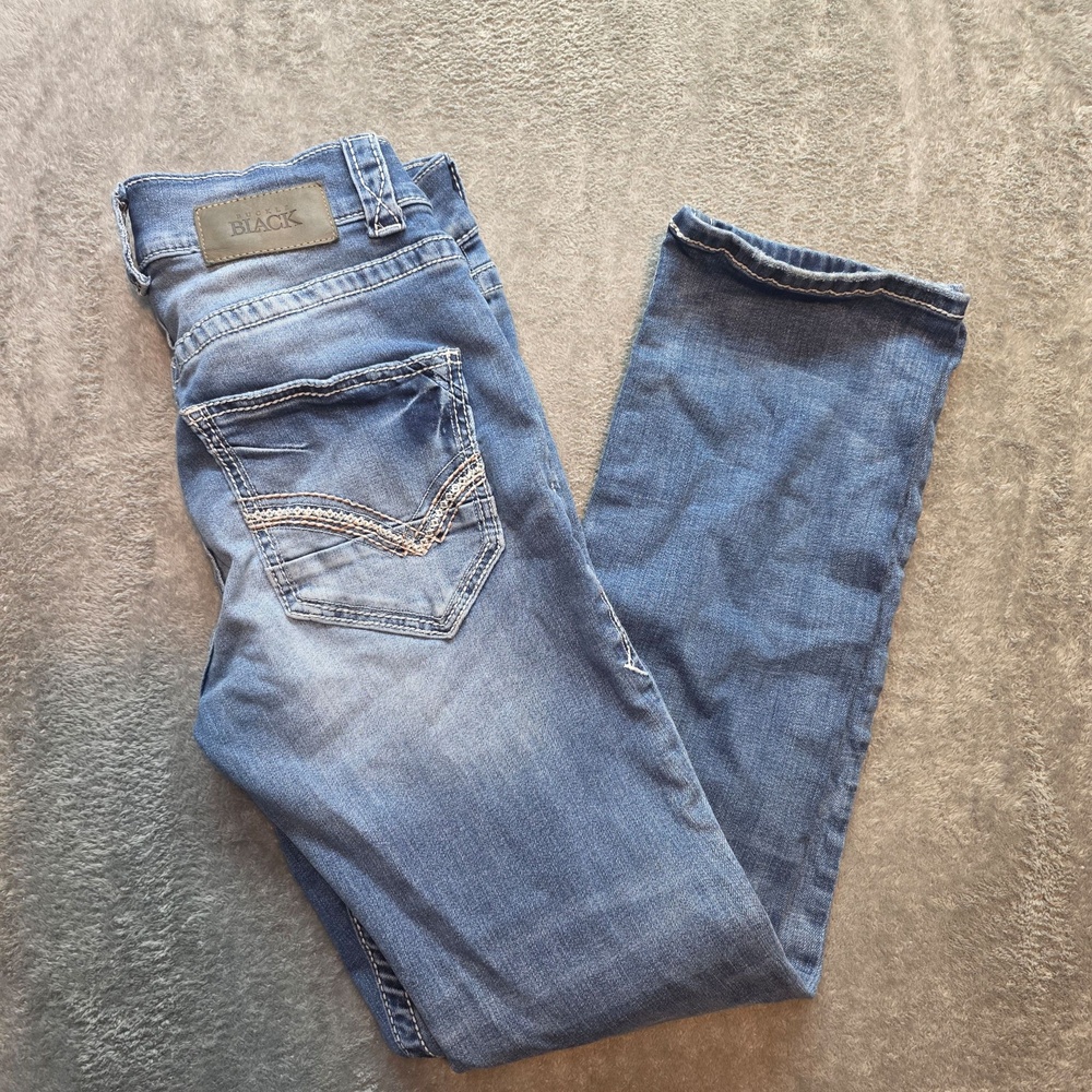 Buckle Black Fit 3 Bootleg Bootcut Jeans Womens 30 Blue Med Wash Stretch 30x32